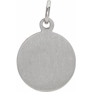 Sterling Silver 25 mm St. Christopher Medal