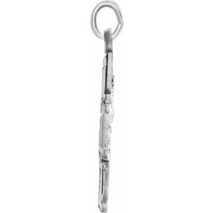 Sterling Silver 18x18 mm Four-Way Cross Medal