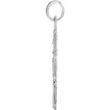 Load image into Gallery viewer, Sterling Silver 25x24 mm Four-Way Cross Medal
