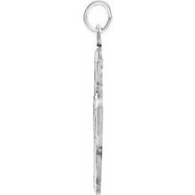 Load image into Gallery viewer, Sterling Silver 30x29 mm Four-Way Cross Medal
