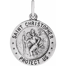 Load image into Gallery viewer, Reversible U.S. Army/St. Christopher Medal Necklace 
