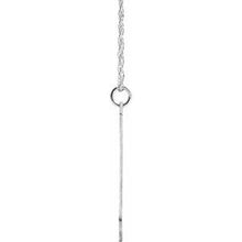 Charger l&#39;image dans la galerie, Sterling Silver Block Initial Z 16-18&quot; Necklace with Brush Finish
