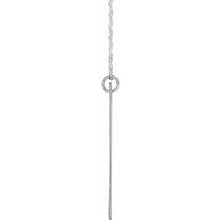 Charger l&#39;image dans la galerie, Sterling Silver Block Initial A 16-18&quot; Necklace with Brush Finish
