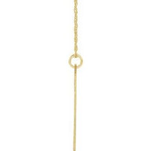 Load image into Gallery viewer, 14K Yellow Gold-Plated Sterling Silver Block Initial Y 16-18&quot; Necklace with Brush Finish
