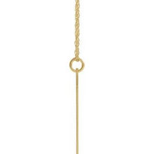 Charger l&#39;image dans la galerie, 14K Yellow Gold-Plated Sterling Silver Block Initial O 16-18&quot; Necklace with Brush Finish
