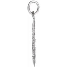 Load image into Gallery viewer, Sterling Silver 15x11 mm Oval Miraculous Medal
