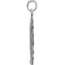 Load image into Gallery viewer, Sterling Silver 19x14 mm Oval Miraculous Medal
