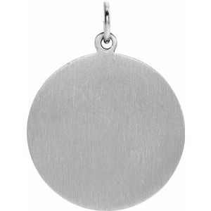 Sterling Silver 25 mm St. Joseph Medal