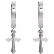Load image into Gallery viewer, Cross Drop Earrings
