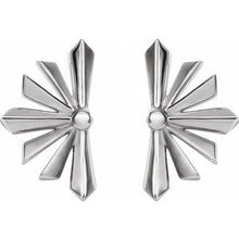 Load image into Gallery viewer, Sterling Silver Starburst Earrings

