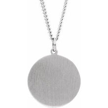 Charger l&#39;image dans la galerie, Sterling Silver 25 mm Round St. Florian Medal

