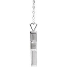 Charger l&#39;image dans la galerie, Sterling Silver Cross Ash Holder 18&quot; Necklace
