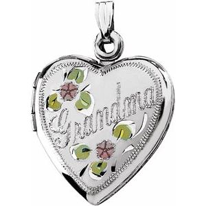Grandma Heart Locket 