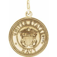 Load image into Gallery viewer, St. Christopher U.S. Navy Medal
