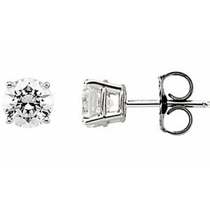 Round Wire Basket Stud Earrings