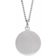 Load image into Gallery viewer, Sterling Silver 15 mm St. Anthony Medal
