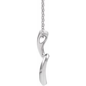 Sterling Silver Freeform Necklace