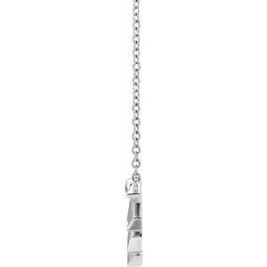 Sterling Silver Starburst 16" Necklace