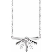 Load image into Gallery viewer, Sterling Silver Starburst 16&quot; Necklace

