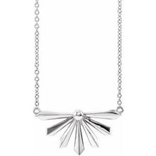 Load image into Gallery viewer, Sterling Silver Starburst 18&quot; Necklace
