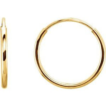Load image into Gallery viewer, 14K Yellow 12 mm Endless Hoop Earrings
