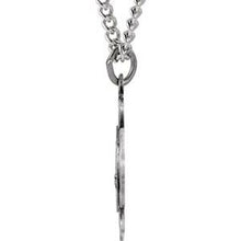 Charger l&#39;image dans la galerie, Sterling Silver 25.25 mm St. Florian 24&quot; Necklace
