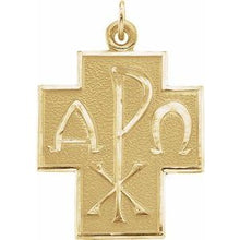 Load image into Gallery viewer, Alpha Omega Cross Pendant
