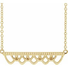Load image into Gallery viewer, Vintage-Inspired Bar Necklace or Center
