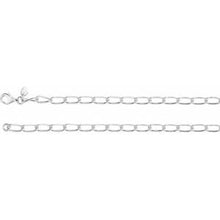 Load image into Gallery viewer, Sterling Silver 4.7 mm Long Curb 24&quot; Chain
