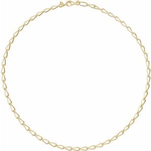 Chaîne 14K jaune de 4,7 mm de long, 24 po