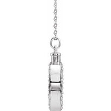 Load image into Gallery viewer, Sterling Silver Celebration of Life Ash Holder 18&quot; Necklace
