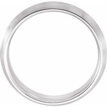 Charger l&#39;image dans la galerie, Knife-Edge Band with Satin Finish
