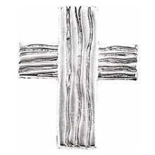 Load image into Gallery viewer, Sterling Silver 23x19 mm The Rugged Cross¬Æ Lapel Pin
