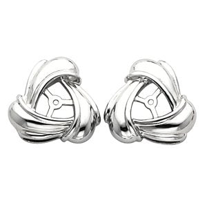 Sterling Silver 6.3 mm ID Earring Jackets