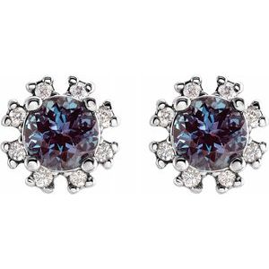 Halo-Style Earrings
