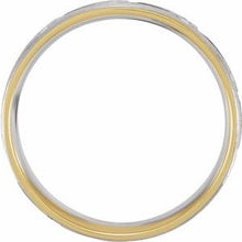 Load image into Gallery viewer, 18K Yellow &amp; Platinum 7 mm Greek Key Pattern Band  Size 12.5
