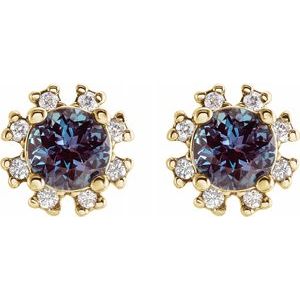 Halo-Style Earrings