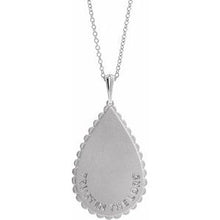 Charger l&#39;image dans la galerie, Sterling Silver Trust in The Lord 16&quot; Necklace
