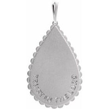 Load image into Gallery viewer, Sterling Silver Trust in The Lord Pendant
