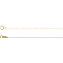 Load image into Gallery viewer, 10K Yellow Solid Cable 20&quot; Chain with Spring Ring
