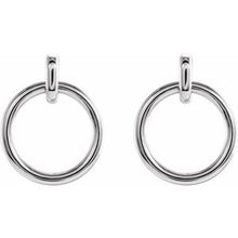 Load image into Gallery viewer, Circle Dangle Earrings
