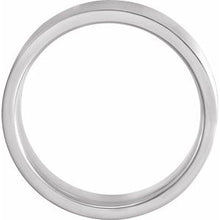 Charger l&#39;image dans la galerie, Sterling Silver 6 mm Concave Edge Band with Satin Finish Size [cv
