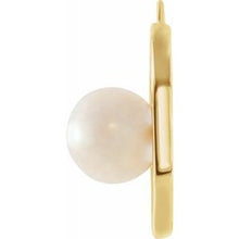 Load image into Gallery viewer, Geometric Pearl Dangle
