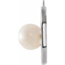 Load image into Gallery viewer, Geometric Pearl Dangle

