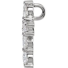 Load image into Gallery viewer, 14K White 1 1/6 CTW Diamond Cross Pendant
