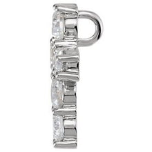 Load image into Gallery viewer, Platinum 1 3/8 CTW Diamond Cross Pendant
