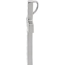 Load image into Gallery viewer, 14K Rose 1 3/8 CTW Diamond 32.4x23.6 mm Cross Pendant
