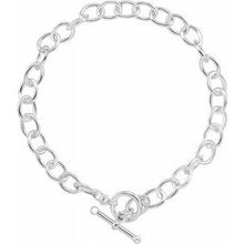 Load image into Gallery viewer, Sterling Silver 5.9 mm Cable 7 1/4&quot; Bracelet
