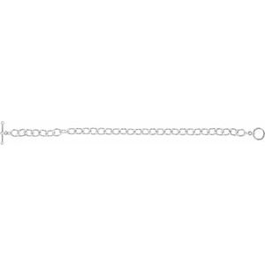 Cable Bracelet with Toggle