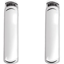 Charger l&#39;image dans la galerie, Sterling Silver 14 mm Hinged Earrings
